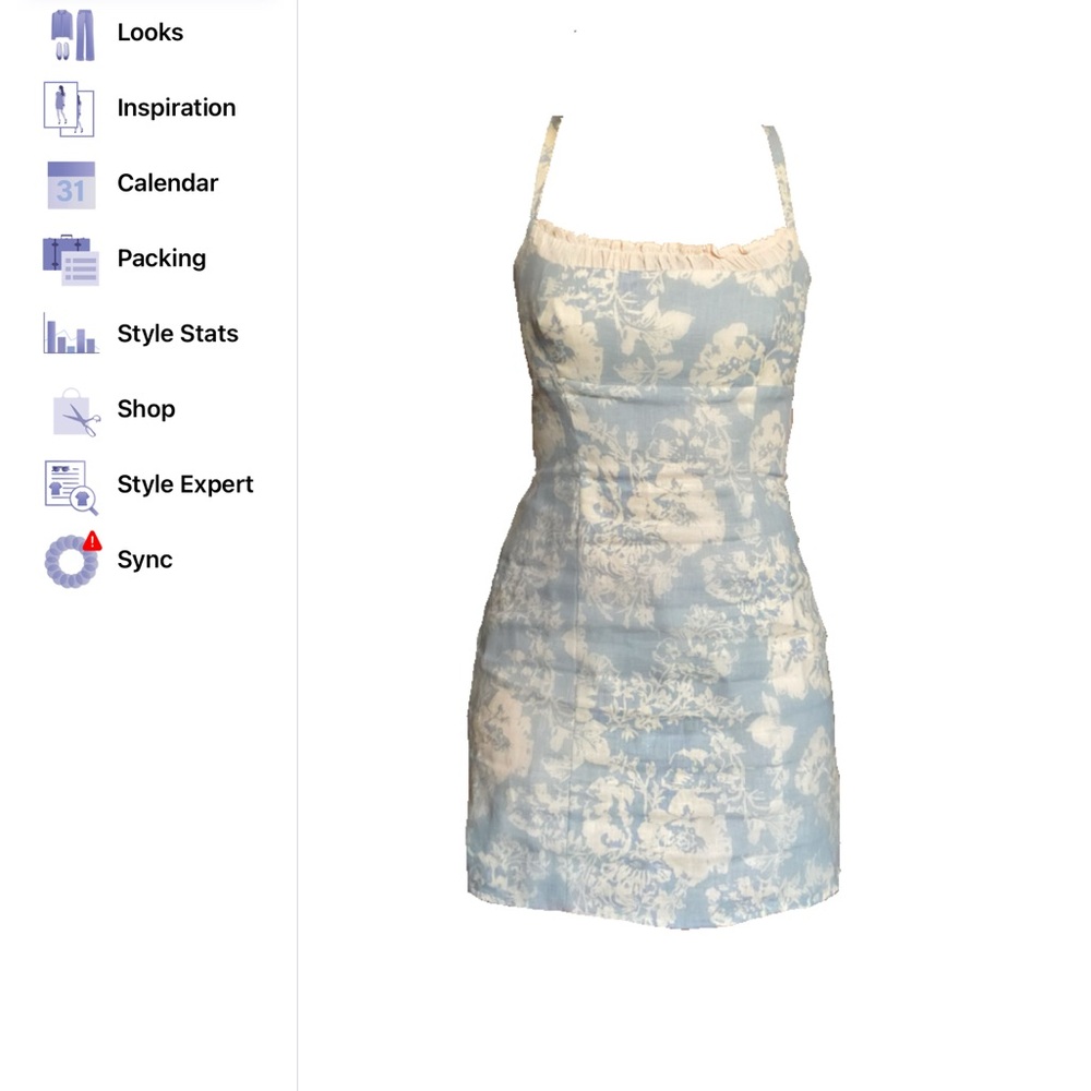 Reformation Aperol Linen Dress in Porcelain